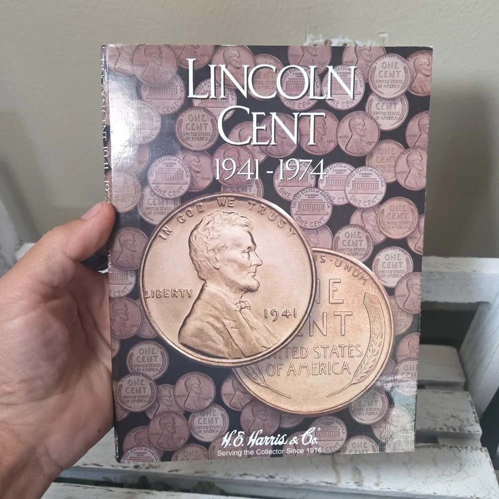 He Harris Lincoln Cents Penny Coin Folder 1941-1974